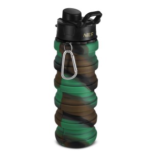 NC4106 BIDON SILIKONOWY SKŁADANY 500ML ZIELONY NILS