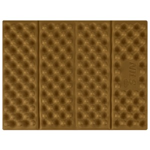 NC17105 KARIMATA KEMPINGOWA DO SIEDZENIA Z PODBICIEM ALUMINIOWYM +IXPE 40 CM BRĄZOWA NILS CAMP