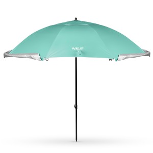NC17114 PARASOL/PARAWAN PLAŻOWY 2W1 XXL 240 CM ZIELONY NILS